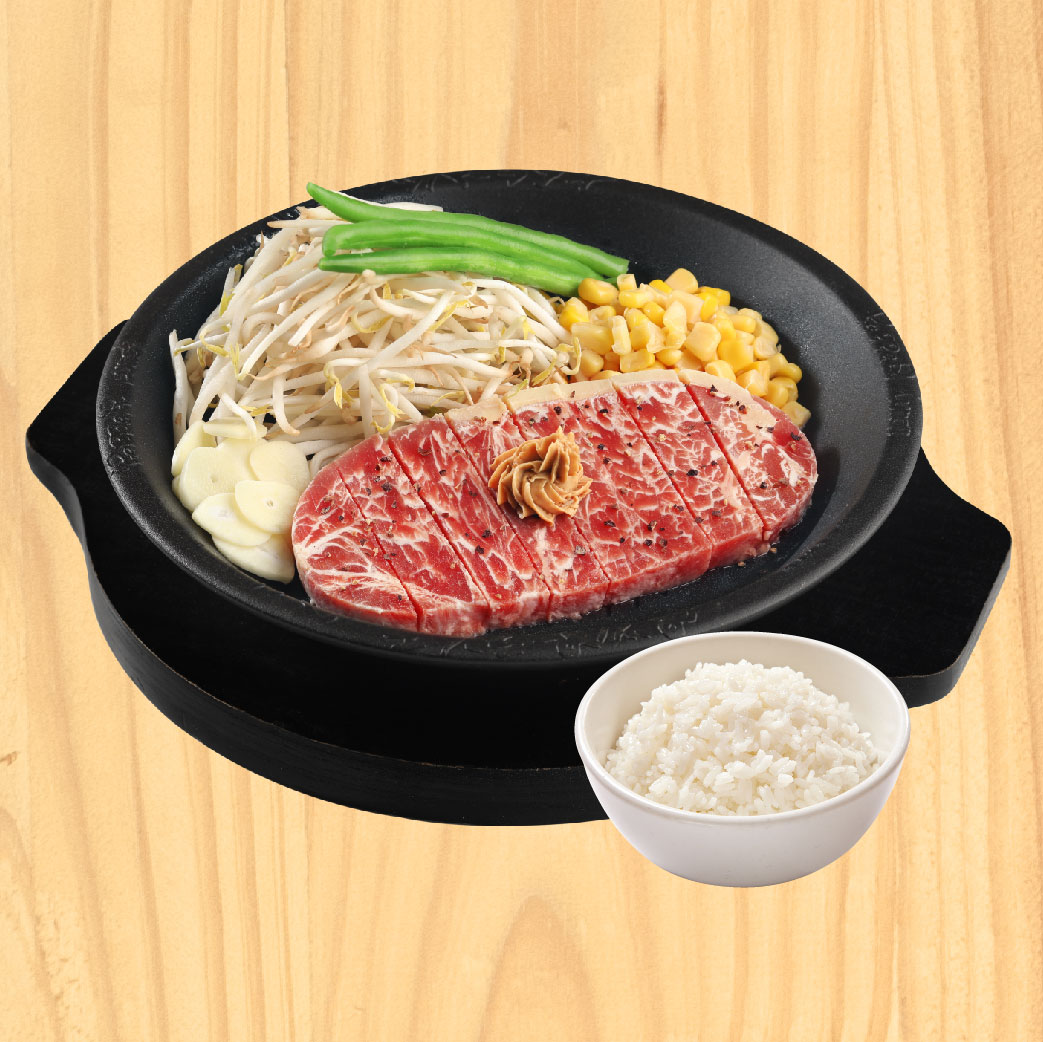 Pepper Steak (termasuk nasi)
