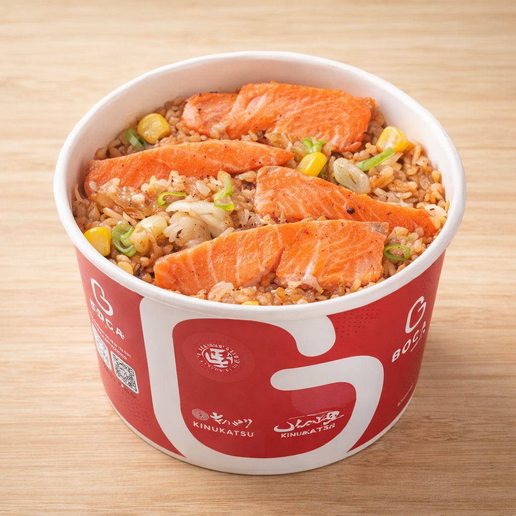 Salmon & Cheese Pepper Rice